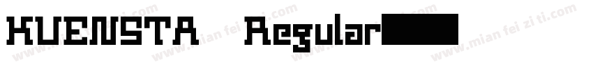 KUENSTA Regular字体转换